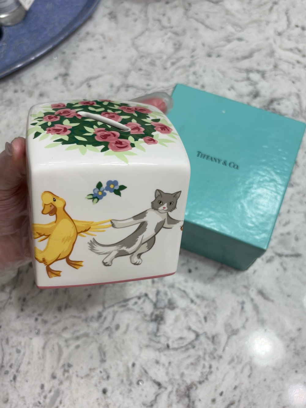 Tiffany & Co. Coin Bank Floral
